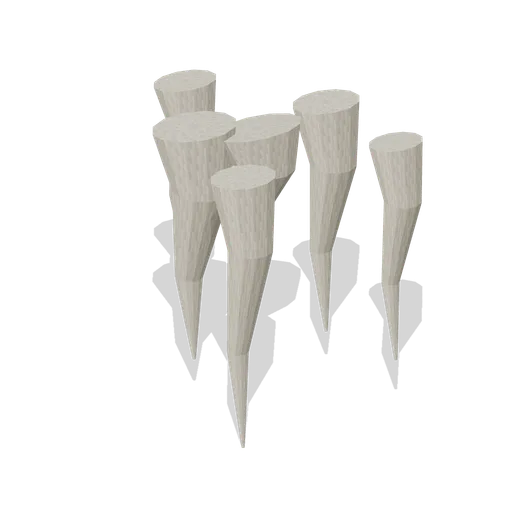 Medium stalactite cluster (Cave and Crystal Networks)