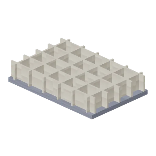 Boxwork mineral panel (Cave and Crystal Networks)