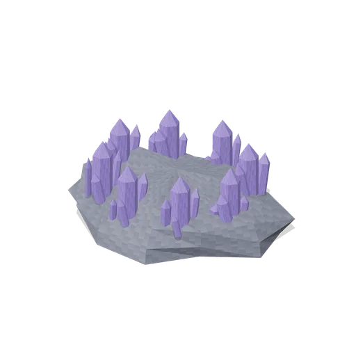 Open amethyst geode (Cave and Crystal Networks)