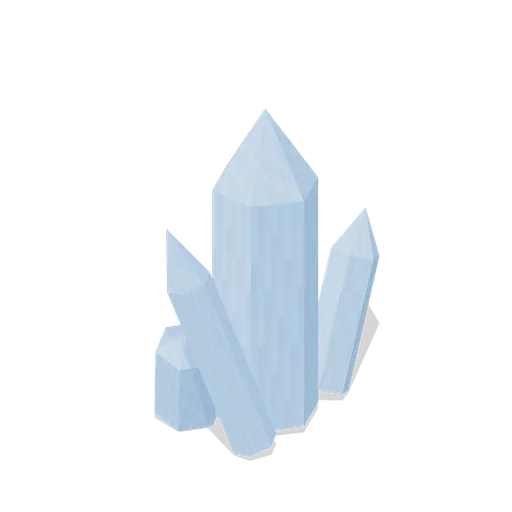 Emissive crystal cluster (Cave and Crystal Networks)