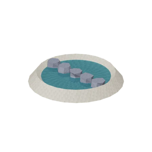 Pool stepping stones (Cave and Crystal Networks)