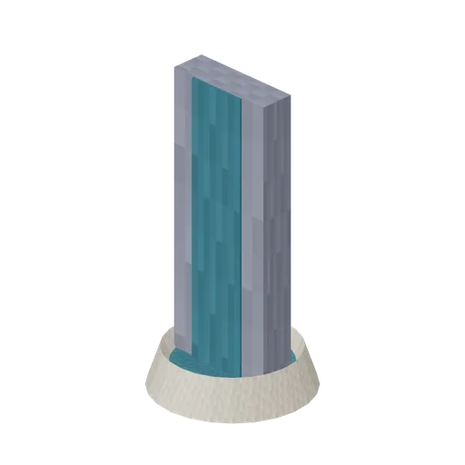 Shaft waterfall (Cave and Crystal Networks)