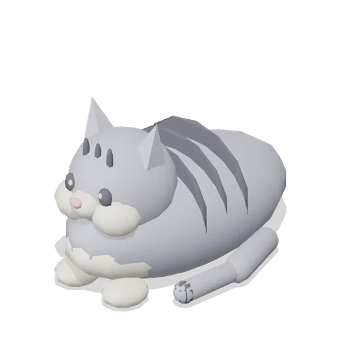 Cat Loaf (Grey Tabby) (Companion Animals and Pet Home)