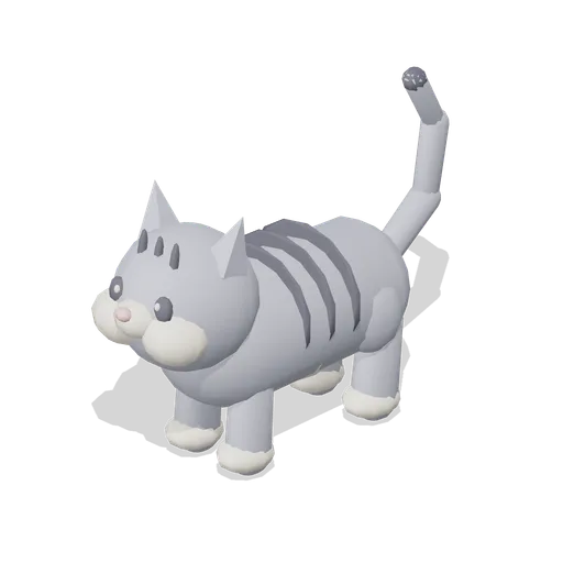 Kitten Standing (Companion Animals and Pet Home)