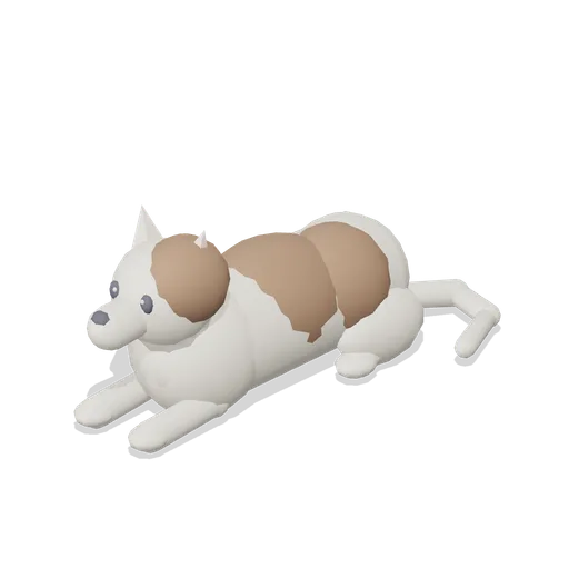 Small Terrier Lying (Companion Animals and Pet Home)