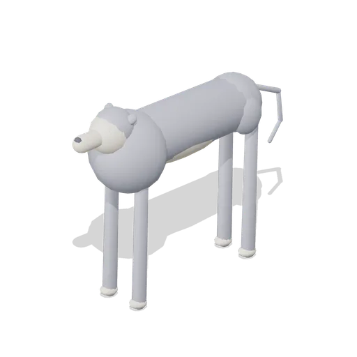 Greyhound Standing (Companion Animals and Pet Home)