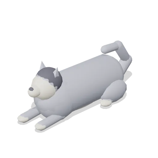 Husky Lying (Companion Animals and Pet Home)