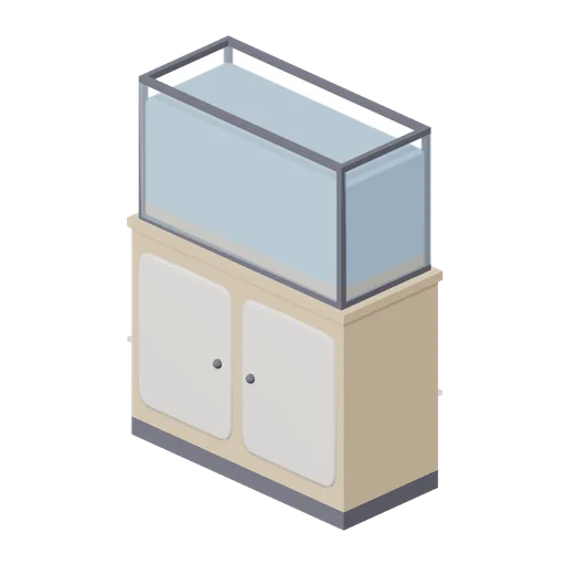Aquarium With Stand (Companion Animals and Pet Home)