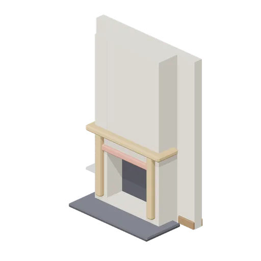 Wall Fireplace 2 m (Cozy Home Interiors)