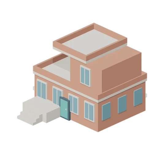 Split Level Home (Voxel City Districts)