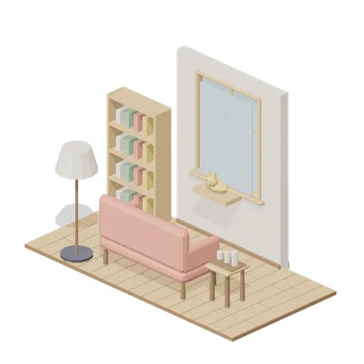 Rainy Window Evening (Cozy Home Interiors)