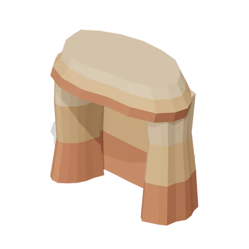 Undercut alcove block (Desert Canyons and Oases)