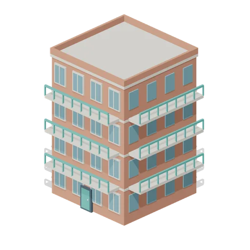 Corner Tenement (Voxel City Districts)