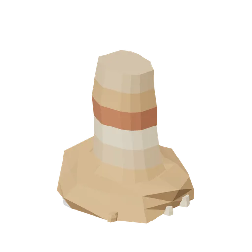 Talus skirt butte (Desert Canyons and Oases)