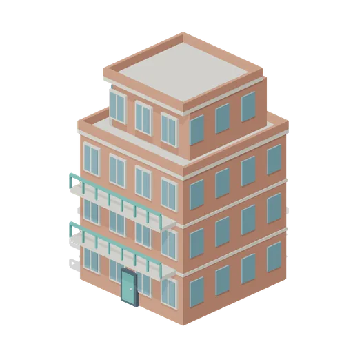 Terraced Penthouse (Voxel City Districts)