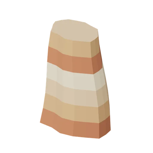 Banded sandstone block 3 (Desert Canyons and Oases)