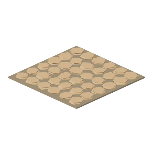 Cracked mud tile (Desert Canyons and Oases)