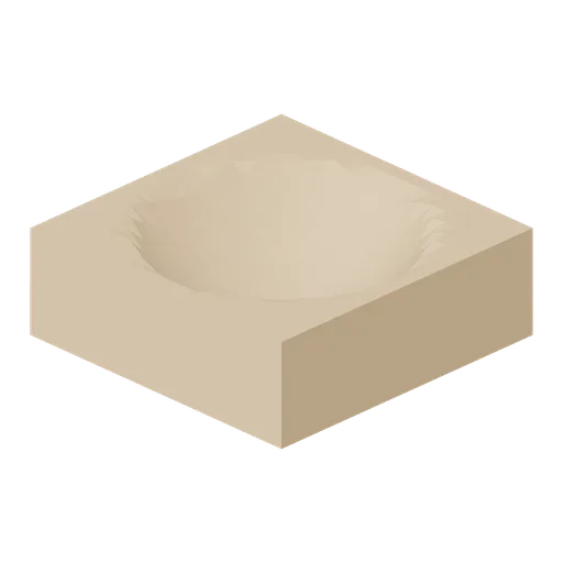 Dry plunge pool basin (Desert Canyons and Oases)