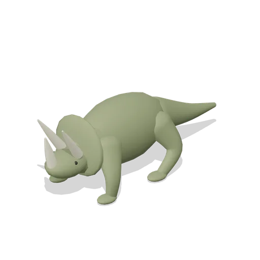 triceratops charging (Dinosaurs and Prehistoric Life)