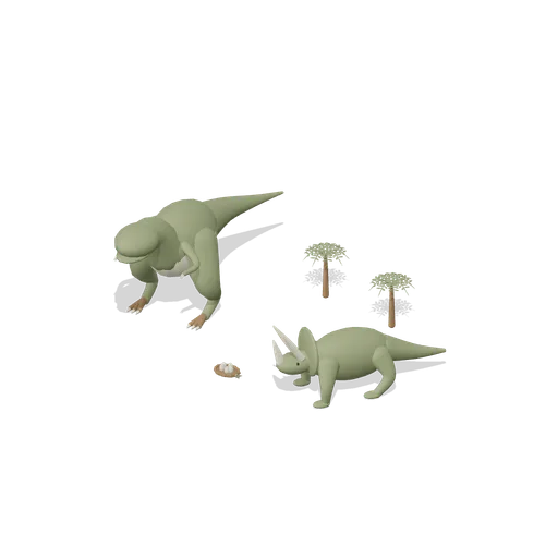 Cretaceous floodplain (Dinosaurs and Prehistoric Life)