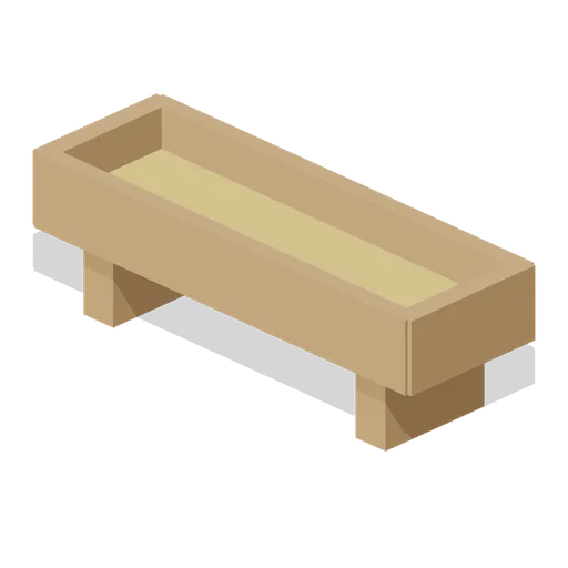 feed trough (Farm Livestock and Barnyard)