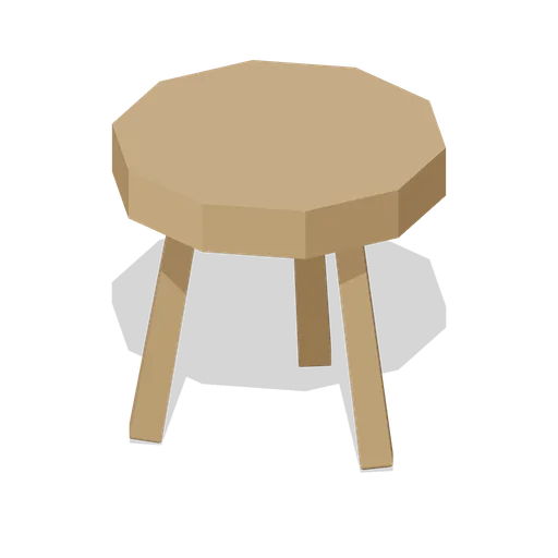 milking stool (Farm Livestock and Barnyard)