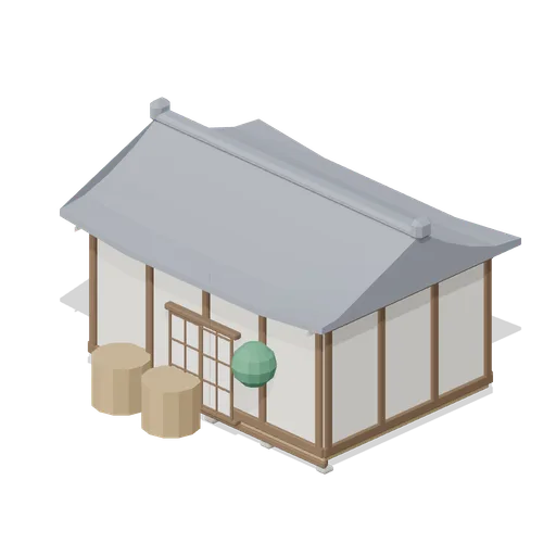 Sake Brewery (Feudal Japan Castle Town)