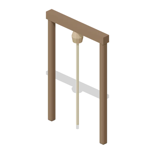Bell Rope Frame (Feudal Japan Castle Town)