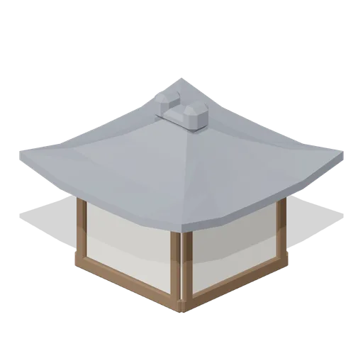 Pagoda Middle Tier (Feudal Japan Castle Town)