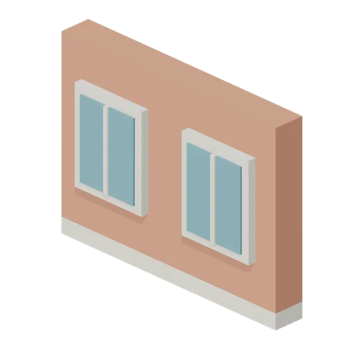 Paired Window Bay (Voxel City Districts)