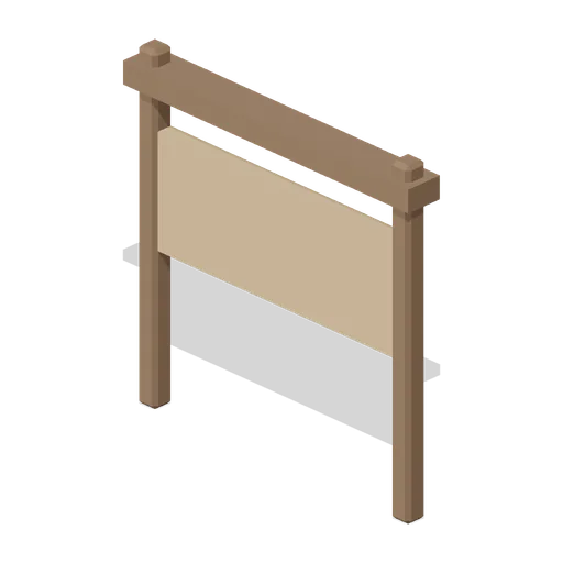 Prayer Plaque Rack (Feudal Japan Castle Town)
