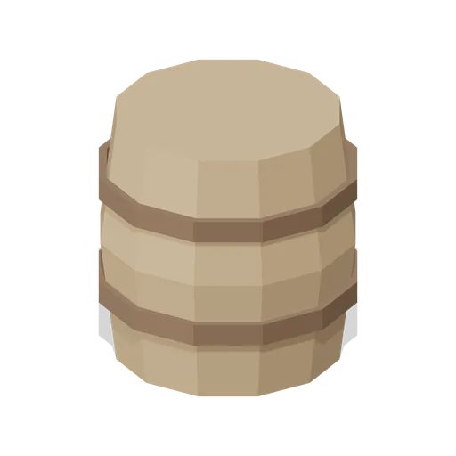 Rice Barrel (Feudal Japan Castle Town)