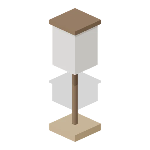 Floor Lamp (Feudal Japan Castle Town)