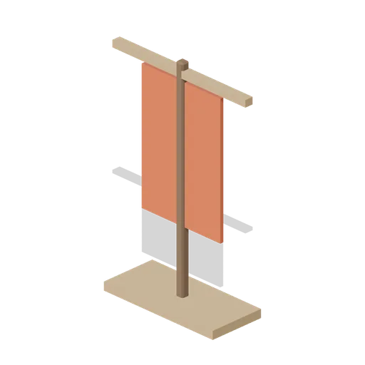 Clothes Stand (Feudal Japan Castle Town)