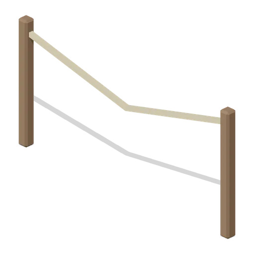 Rope Barrier (Feudal Japan Castle Town)
