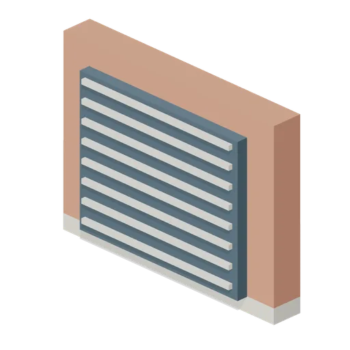 Roller Shutter Bay (Voxel City Districts)
