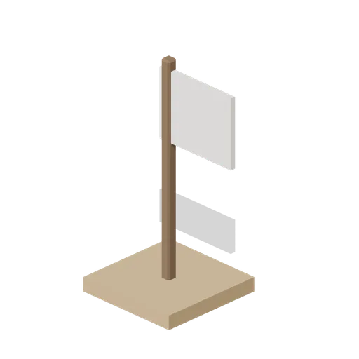 Roof Route Marker (Feudal Japan Castle Town)