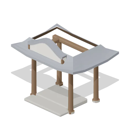 Keep Entrance Porch (Feudal Japan Castle Town)