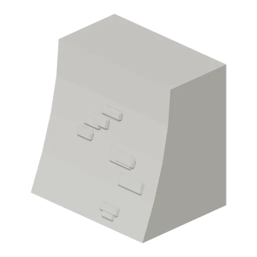 Stone Base Straight 4 m (Feudal Japan Castle Town)