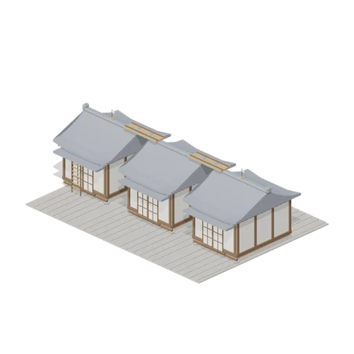 Stealth Rooftop Route (Feudal Japan Castle Town)