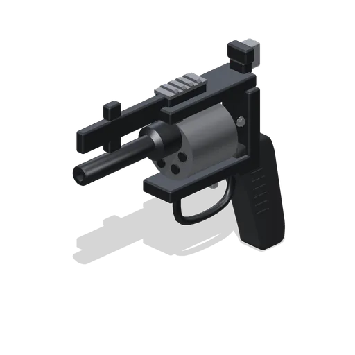 Six-chamber revolver (FPS Weapon Set and Firing Range)