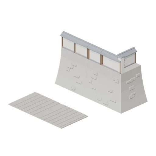 Castle Wall Connector Cases (Feudal Japan Castle Town)