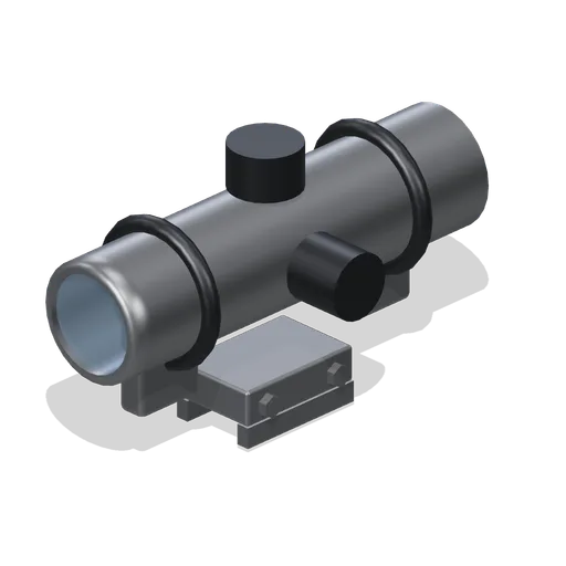 Four power scope (FPS Weapon Set and Firing Range)
