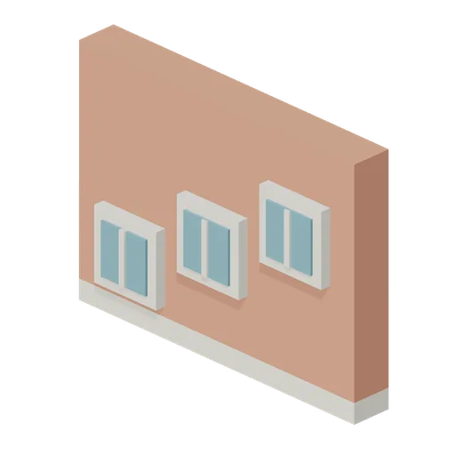 Stair Window Bay (Voxel City Districts)