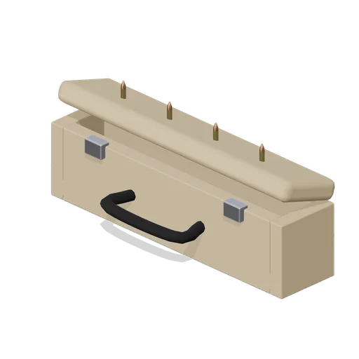 Launcher round case (FPS Weapon Set and Firing Range)