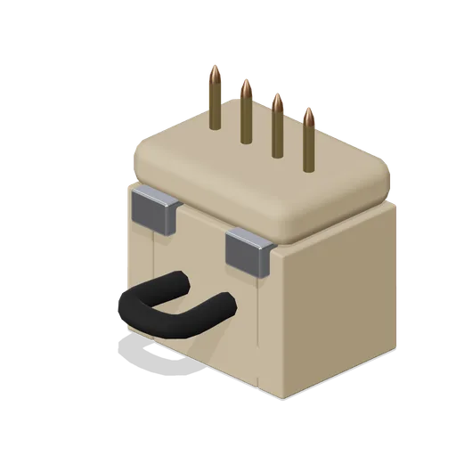 Intermediate ammo box (FPS Weapon Set and Firing Range)