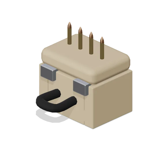 Pistol ammo box (FPS Weapon Set and Firing Range)