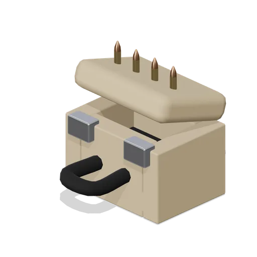 Pistol ammo box (FPS Weapon Set and Firing Range)