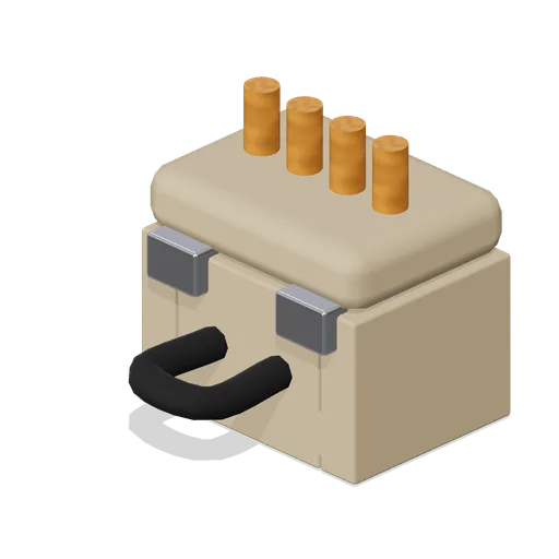 Shotgun shell box (FPS Weapon Set and Firing Range)