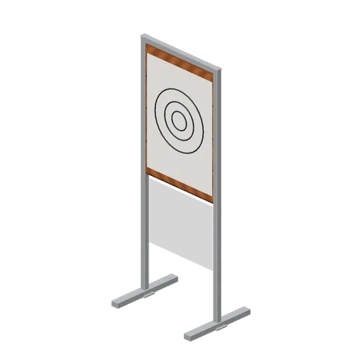 Paper target frame (FPS Weapon Set and Firing Range)